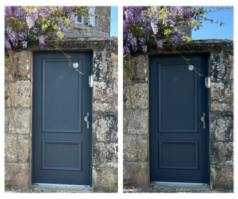 INSTALLATION RÉUSSIE DE PORTE EXTÉRIEURE SYBAIE