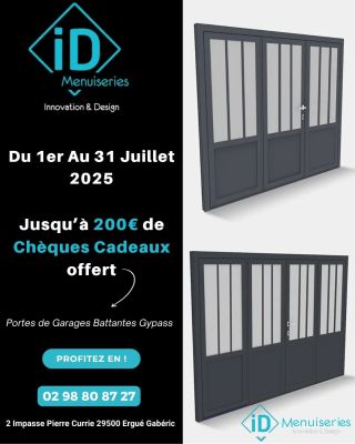 🎁 OFFRE EXCEPTIONNELLE CHEZ ID MENUISERIES  🔥